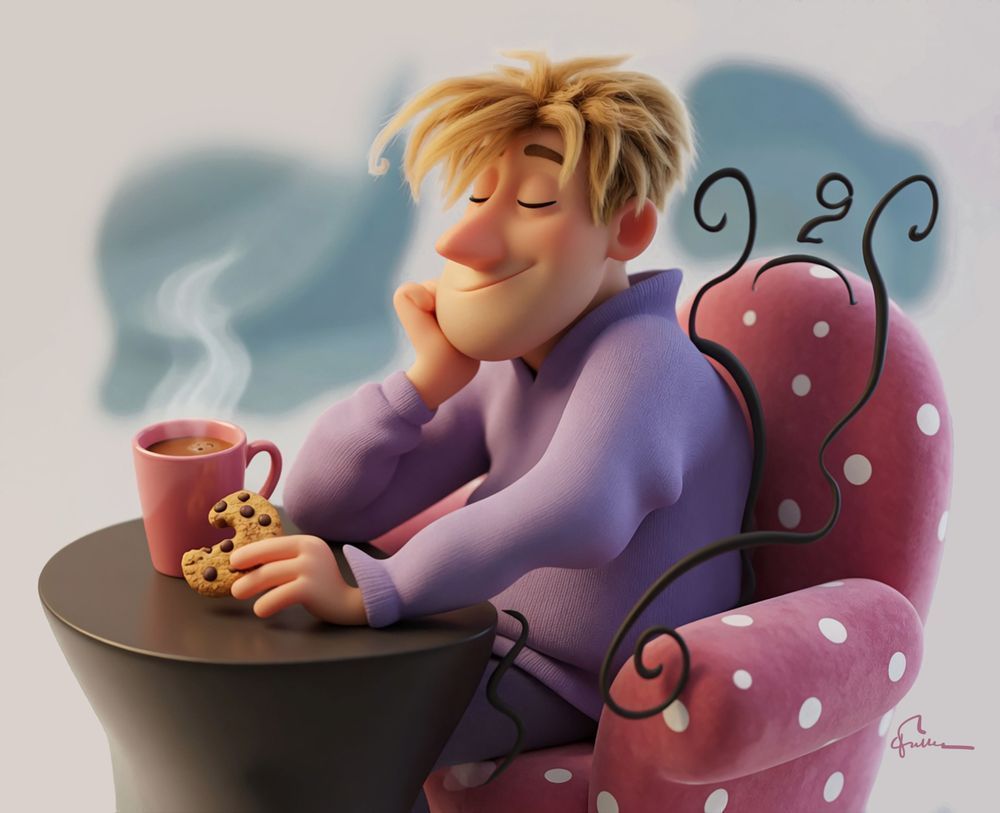 Cookie And Coffee Art | Art of Van Evan Fuller