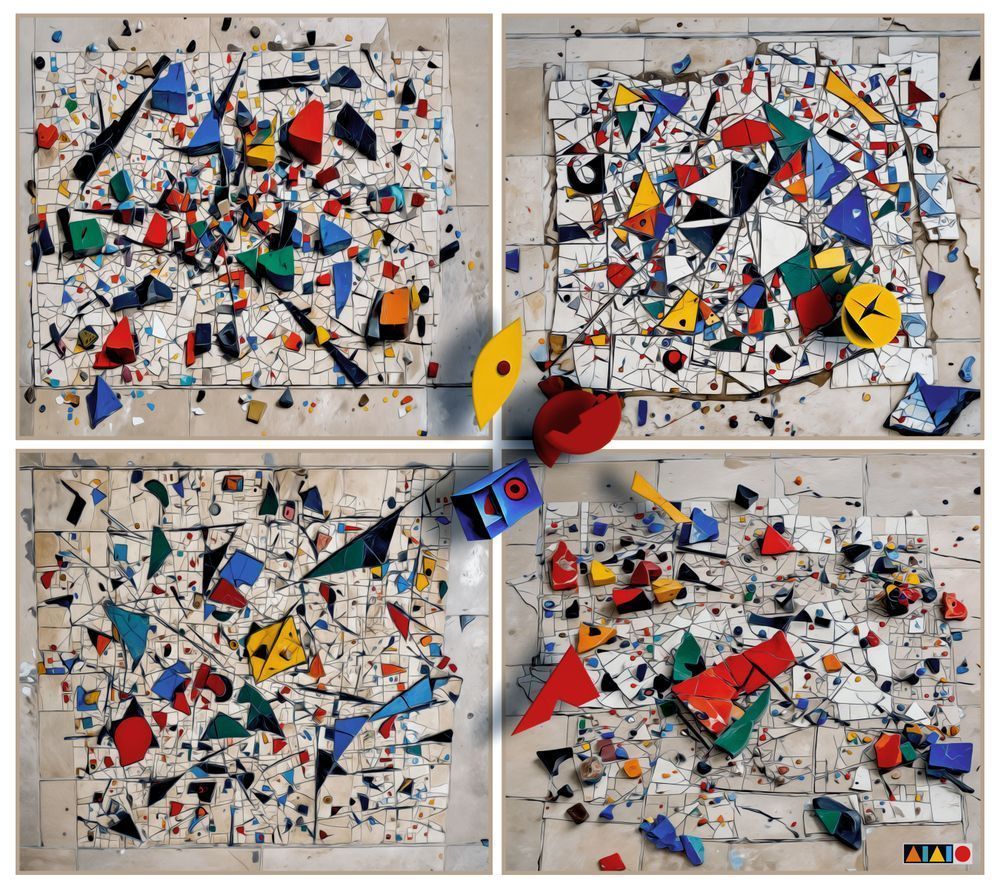 Composition In Smithereens Art | Art of Van Evan Fuller