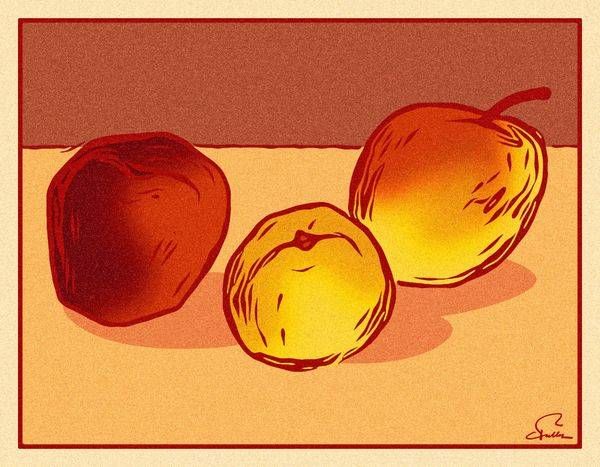 Apples On a Table