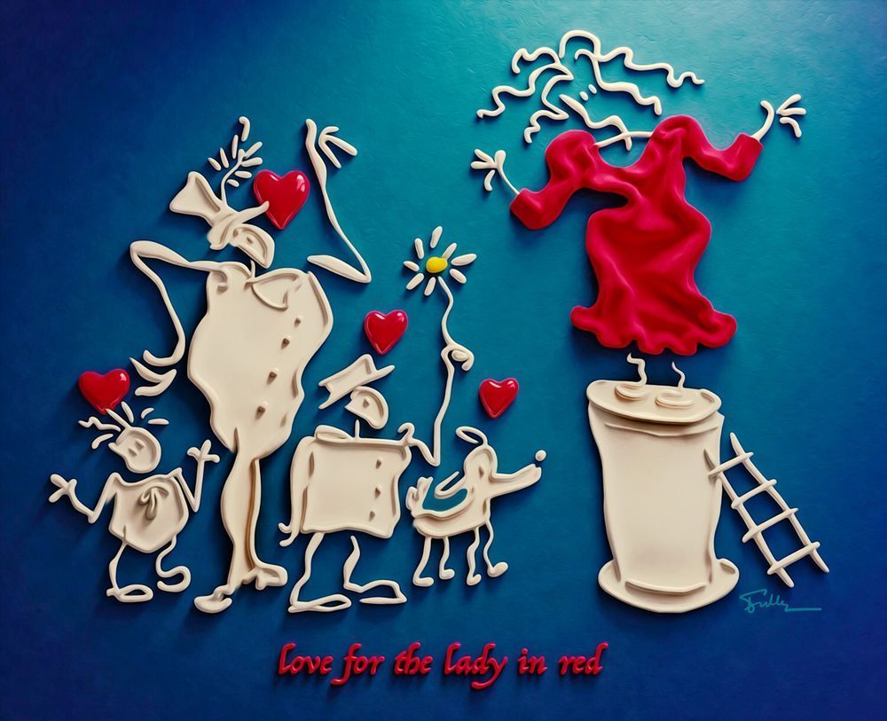 Love For The Lady In Red 2 Art | Art of Van Evan Fuller