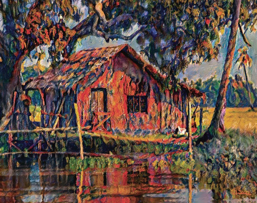 Little Red Shack Art | Art of Van Evan Fuller