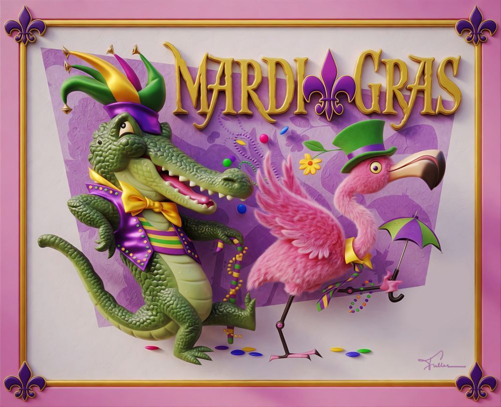 Mardi Gras Art | Art of Van Evan Fuller