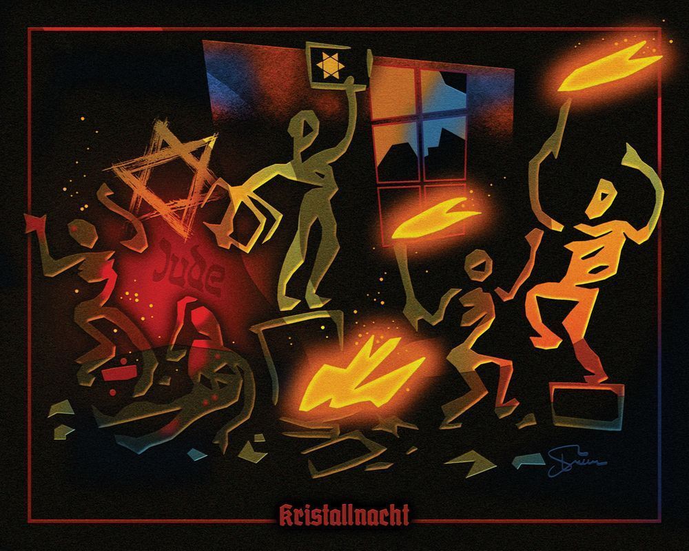 Kristallnacht Art | Art of Van Evan Fuller