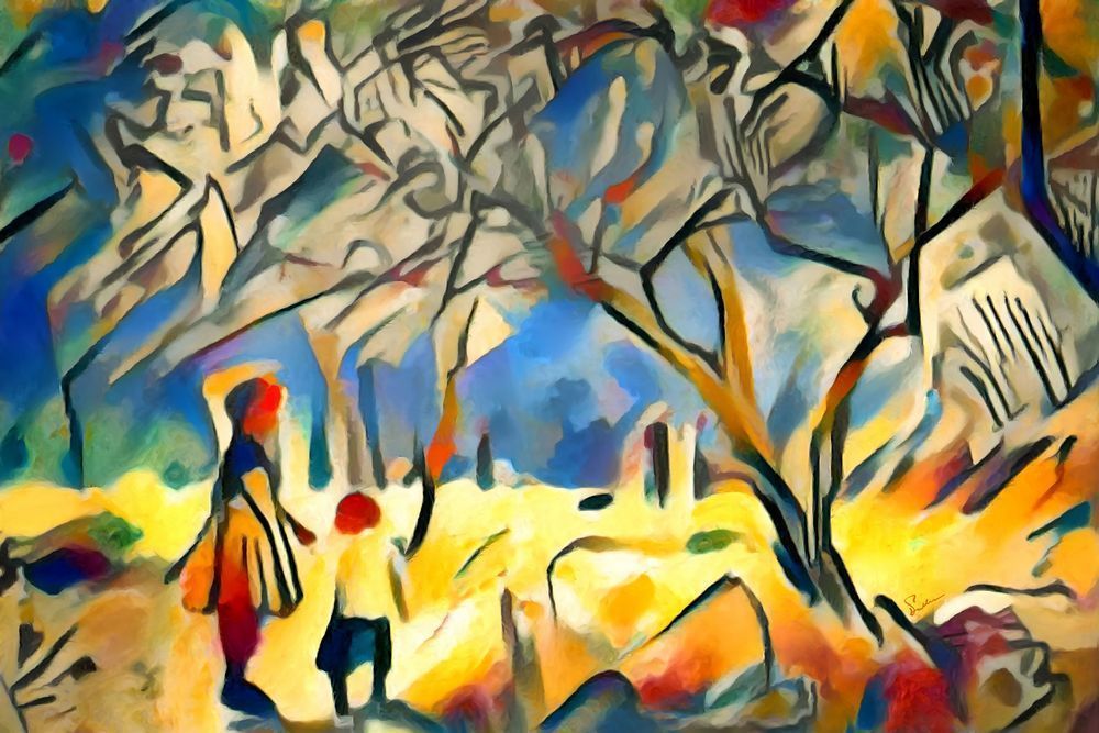 Kandinsky Park Art | Art of Van Evan Fuller