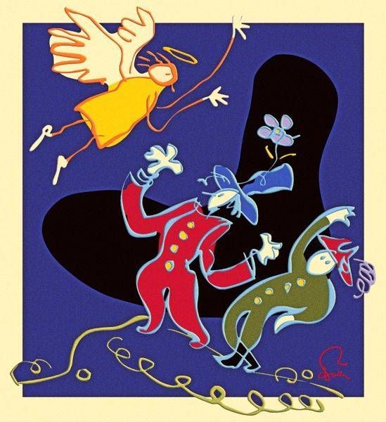 Humphrey and Pip Were Encouraged By the Spindly-Armed Angel