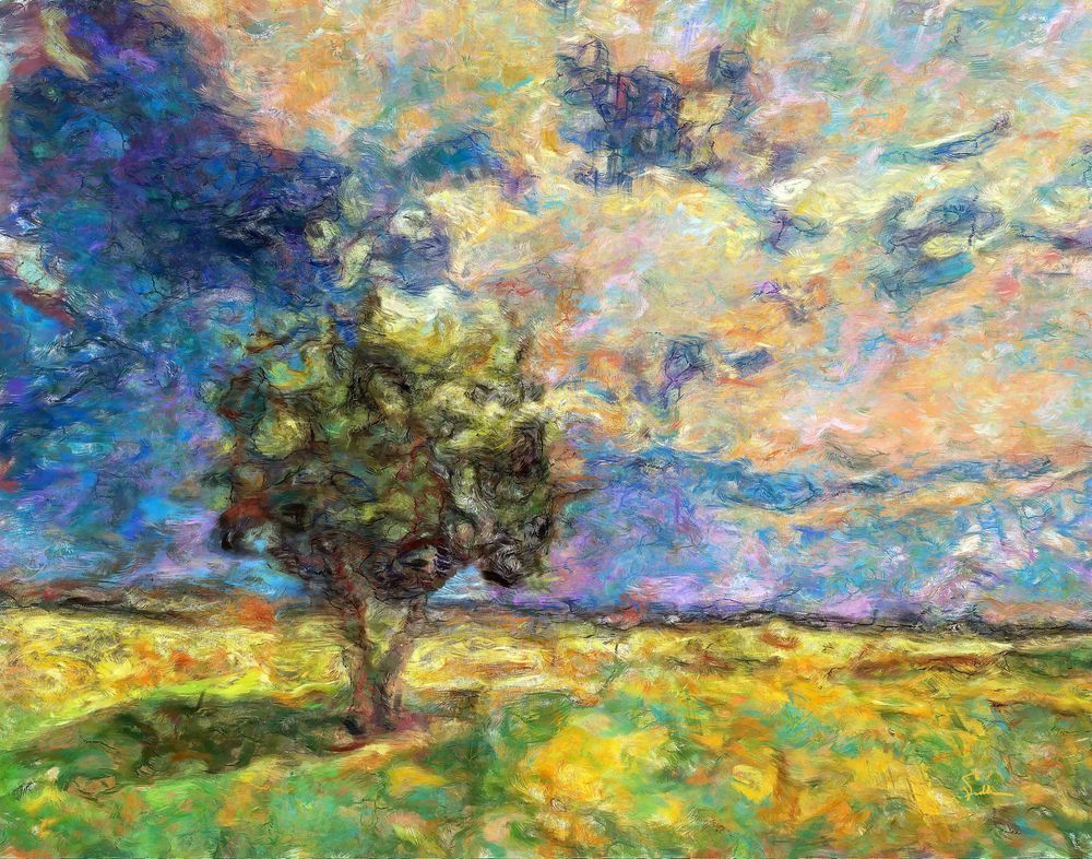 Happy Little Tree Art | Art of Van Evan Fuller
