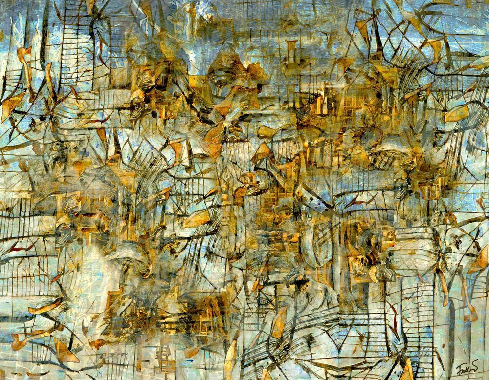 Building The Village Art | Art of Van Evan Fuller
