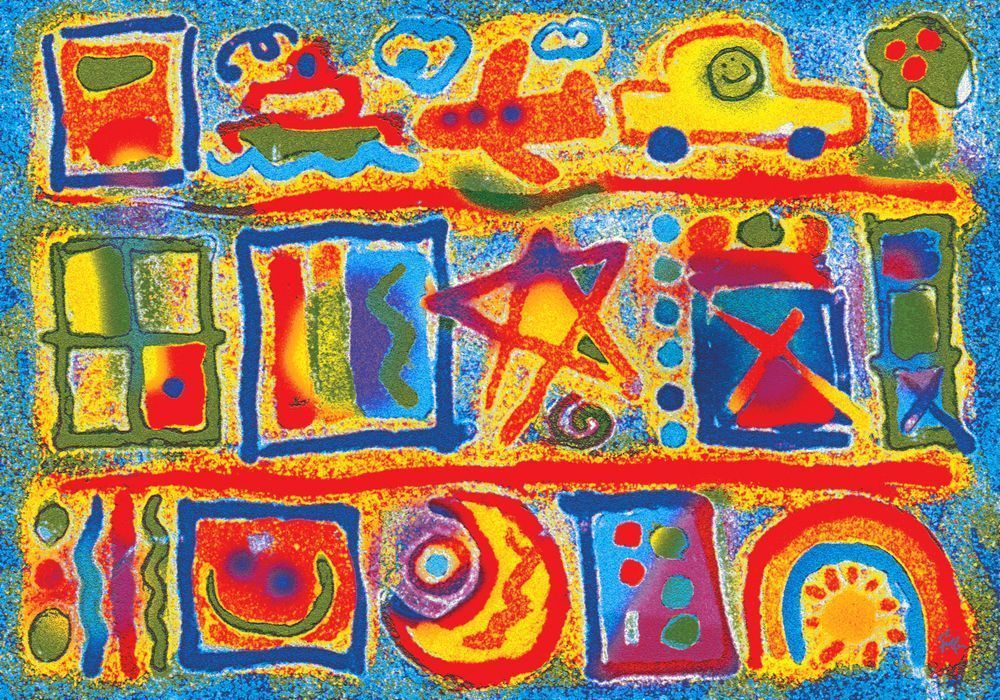 Hieroglyphs From The Adorable Age Art | Art of Van Evan Fuller