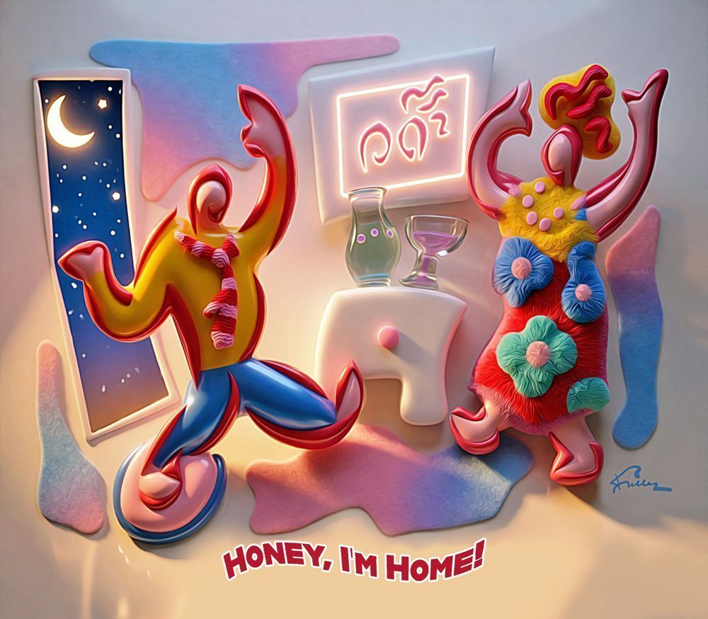 Honey, I'm Home! Art | Art of Van Evan Fuller