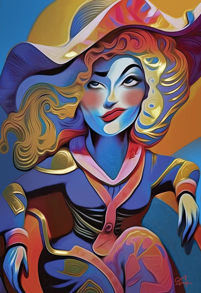 But Everyone Knew Her As Nancy Art | Art of Van Evan Fuller