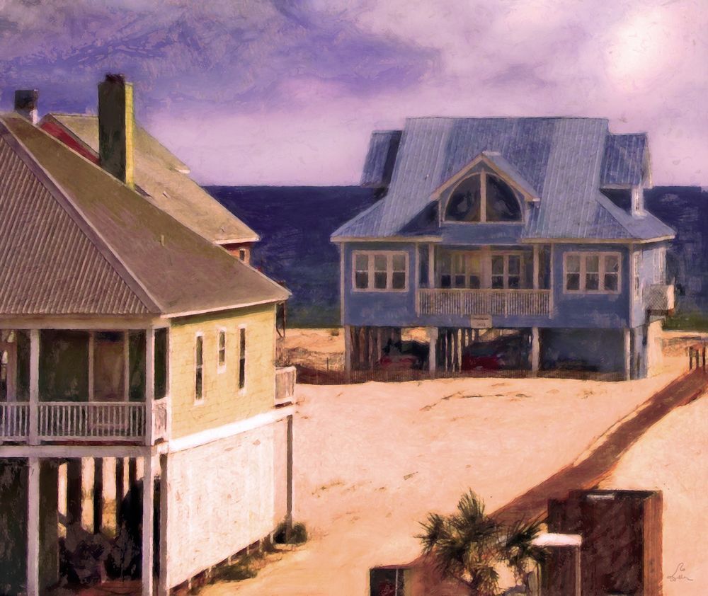 Beach Houses On The Gulf Art | Art of Van Evan Fuller