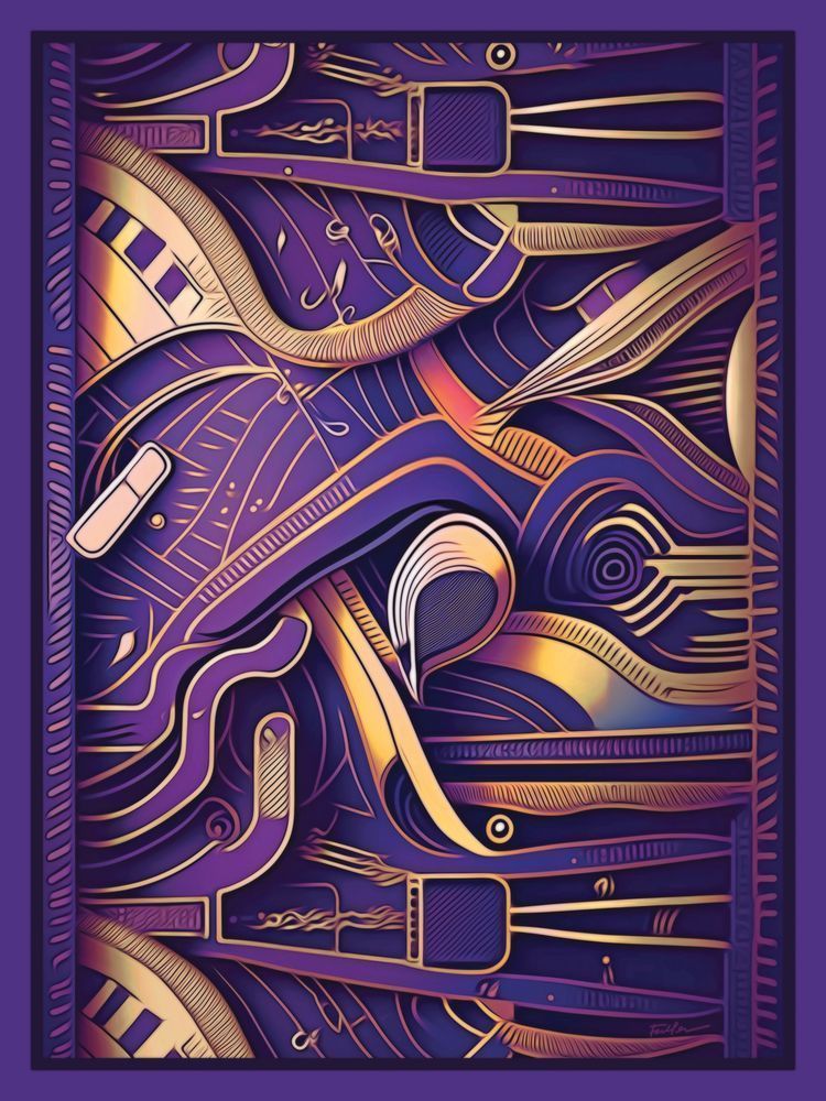 Box Of Purple Art | Art of Van Evan Fuller