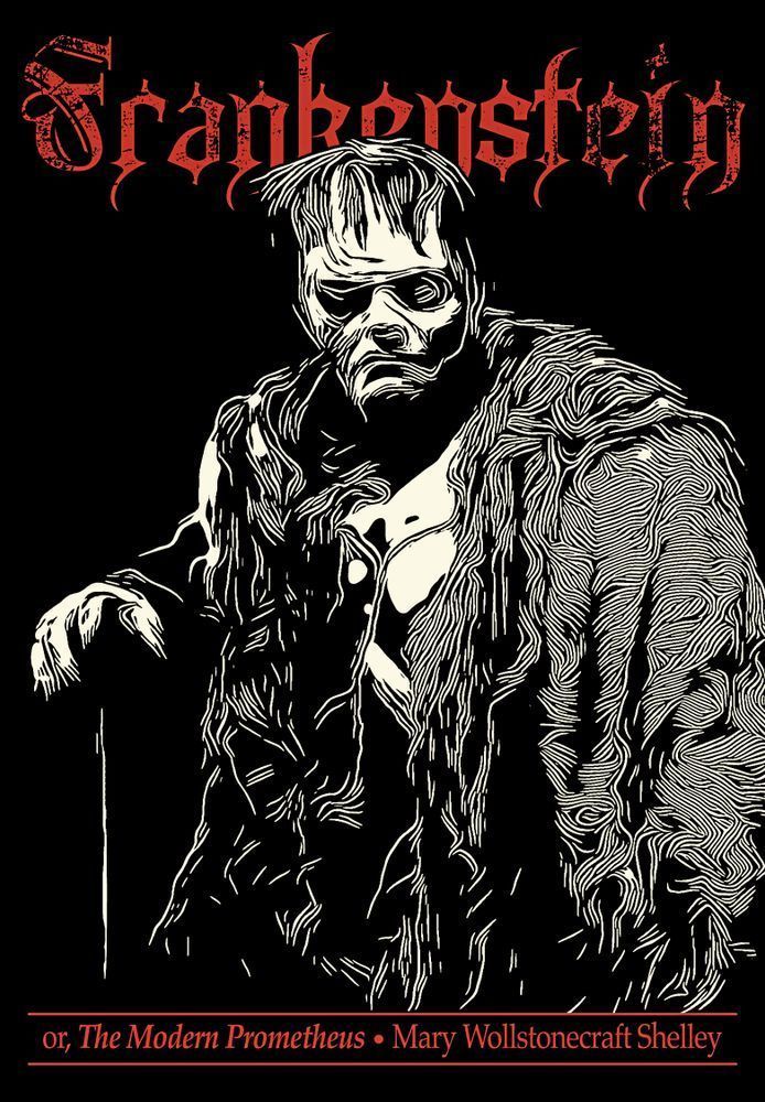 Book Cover For Frankenstein Art | Art of Van Evan Fuller