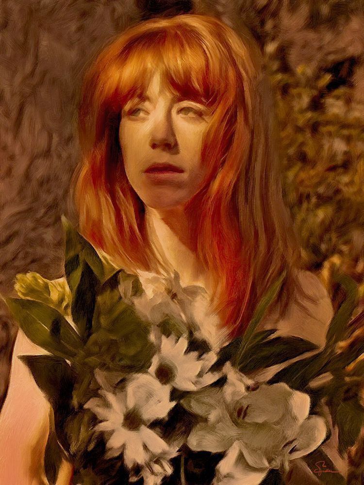 Blossoms White And Red Art | Art of Van Evan Fuller