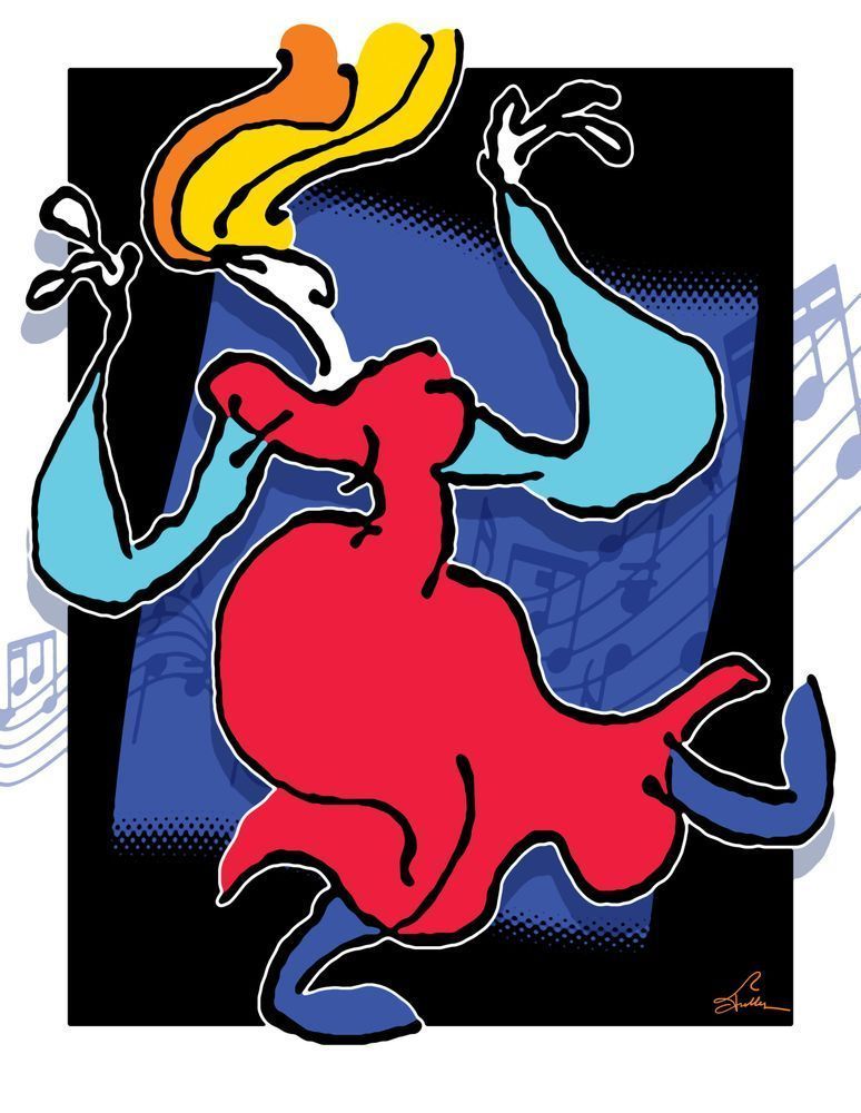 Big Blonde Boogie Art | Art of Van Evan Fuller