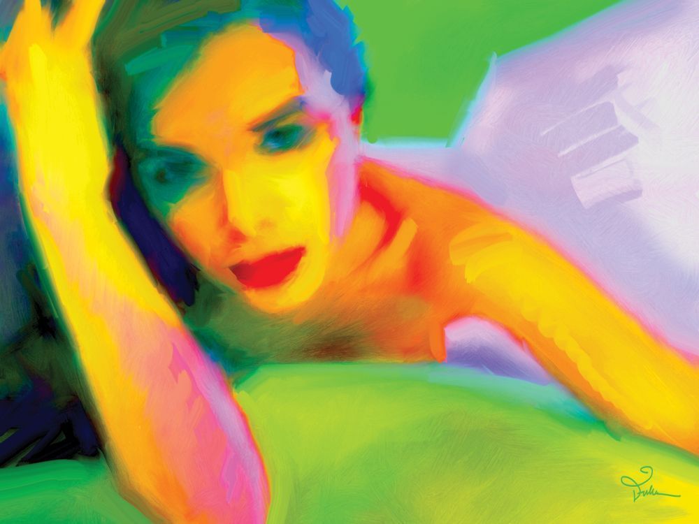 Big Yellow Mimi Art | Art of Van Evan Fuller