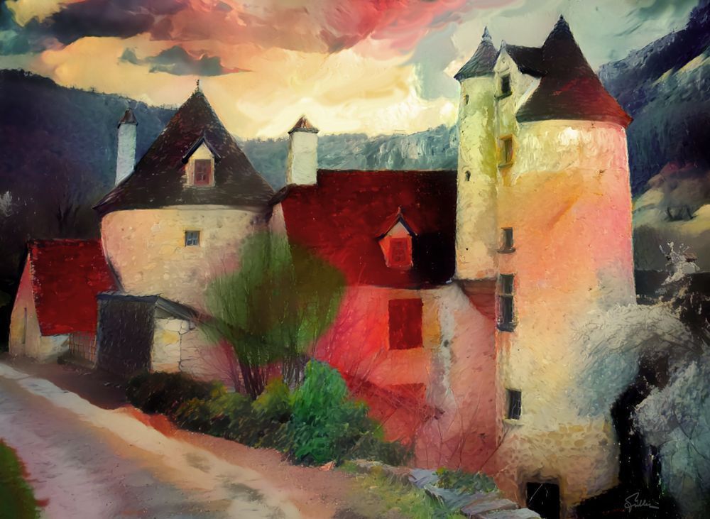 Castle Of The Working Class Vampire Art | Art of Van Evan Fuller