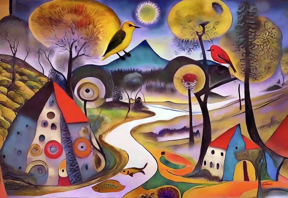 Camping Out Art | Art of Van Evan Fuller