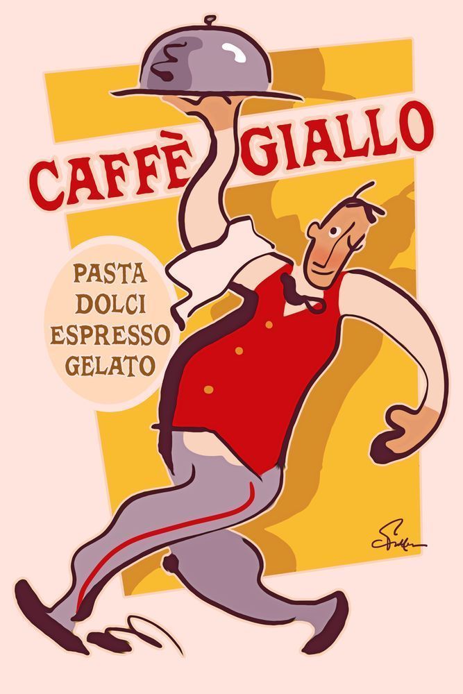 Caffe Giallo Art | Art of Van Evan Fuller