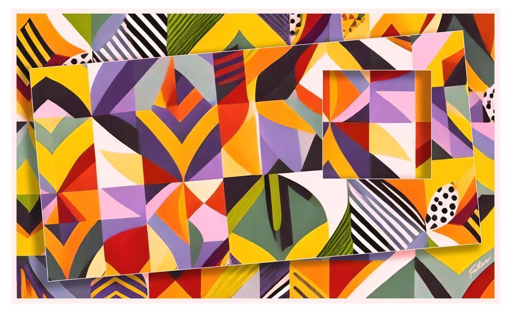 Complementary Tilt Art | Art of Van Evan Fuller