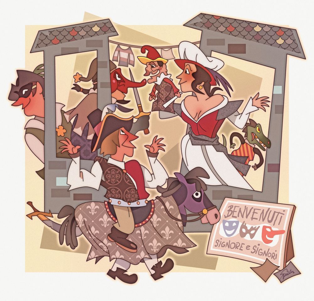 Commedia Art | Art of Van Evan Fuller