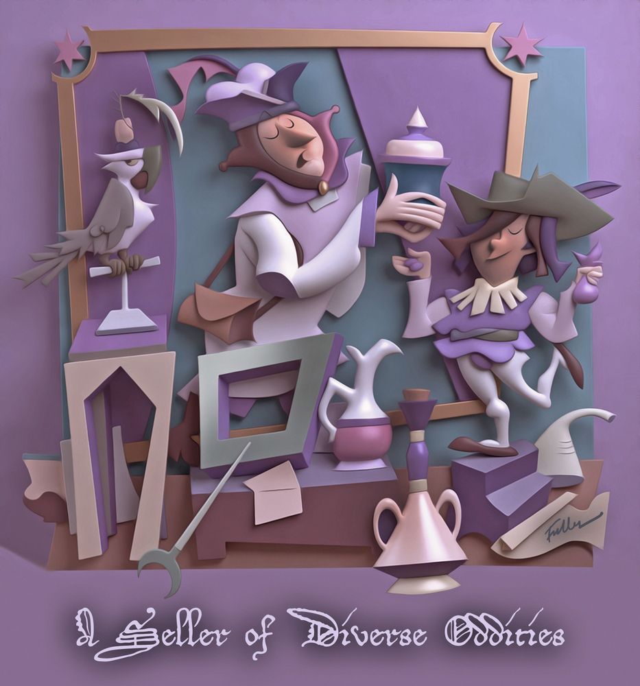 A Seller Of Diverse Oddities 2 Art | Art of Van Evan Fuller