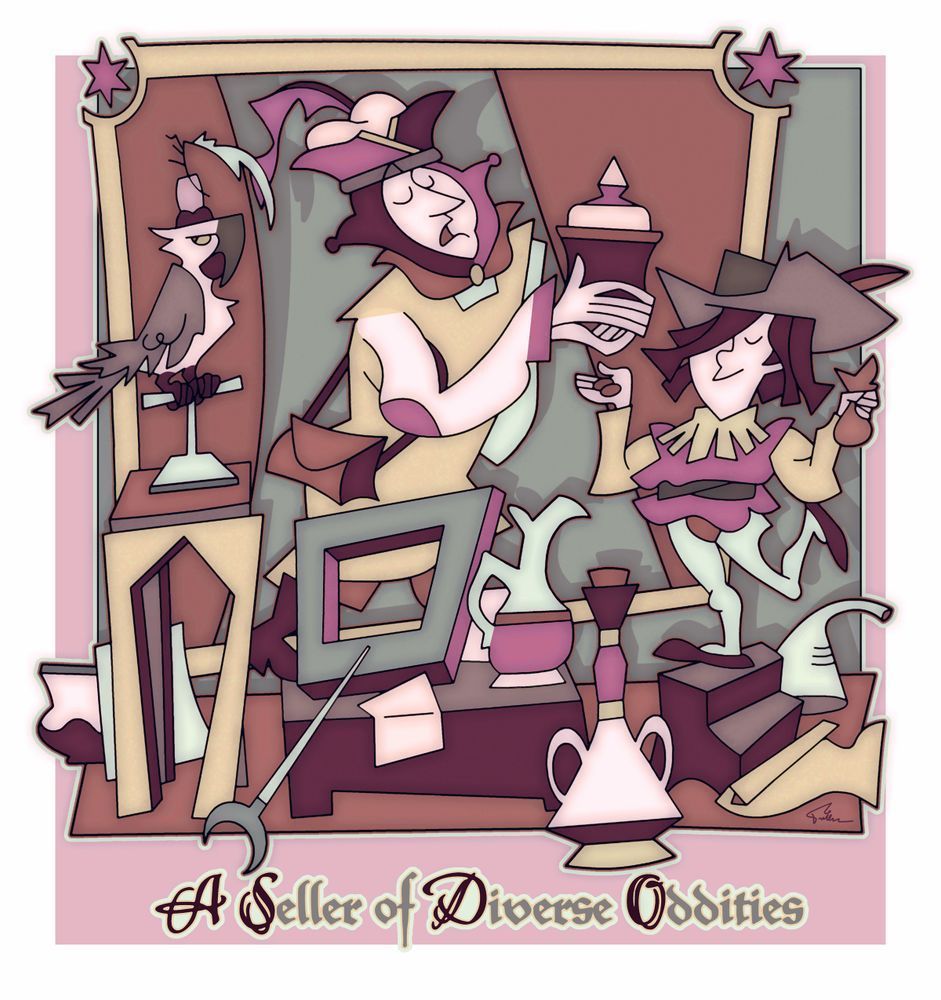 A Seller Of Diverse Oddities Art | Art of Van Evan Fuller