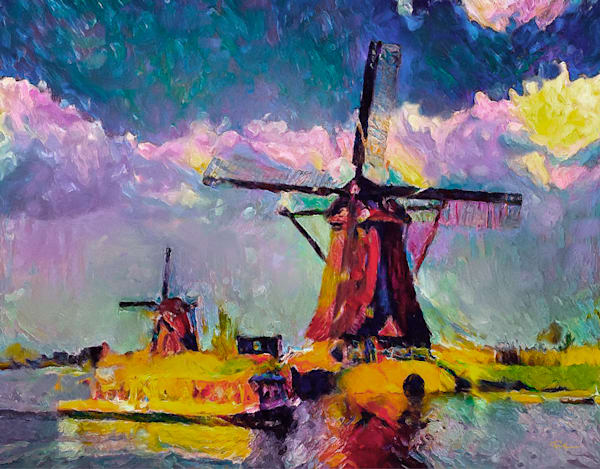 A Windmill In Amsterdam