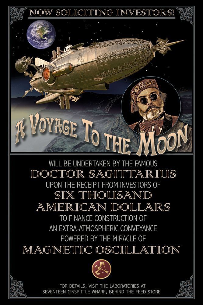 A Voyage To The Moon Art | Art of Van Evan Fuller