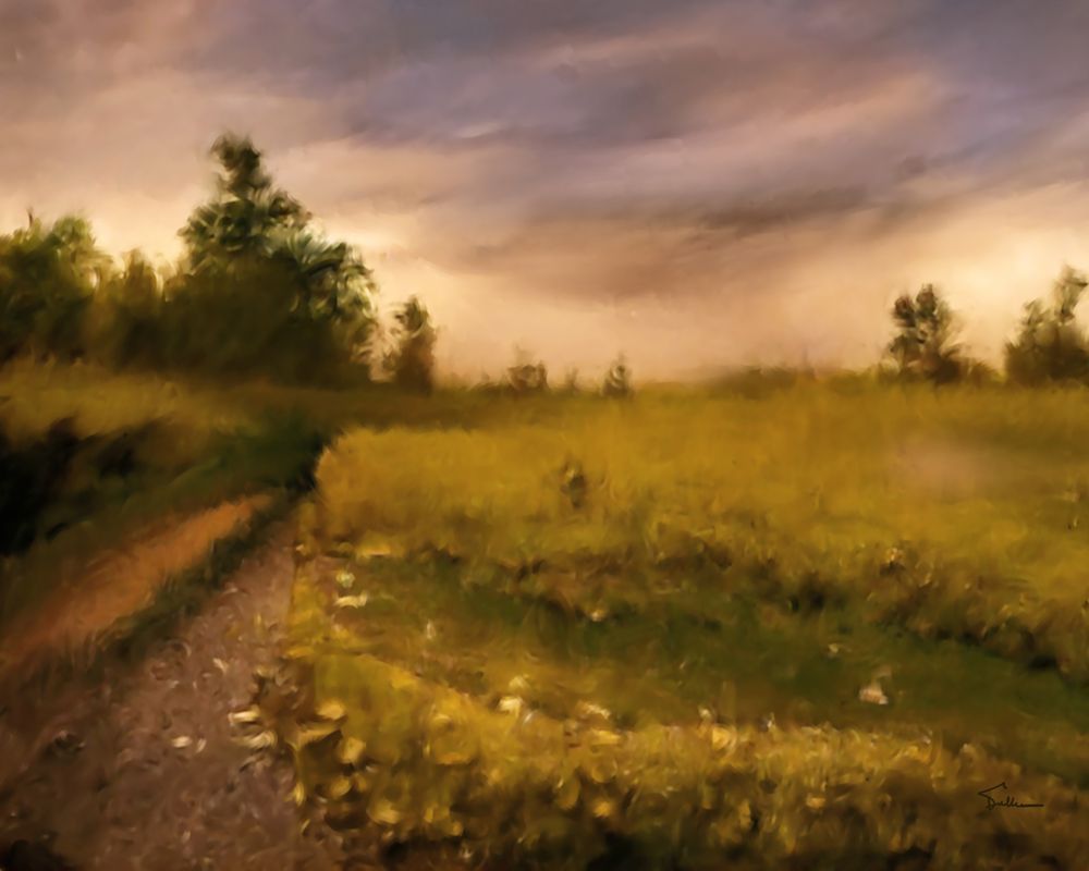 A Country Path Art | Art of Van Evan Fuller