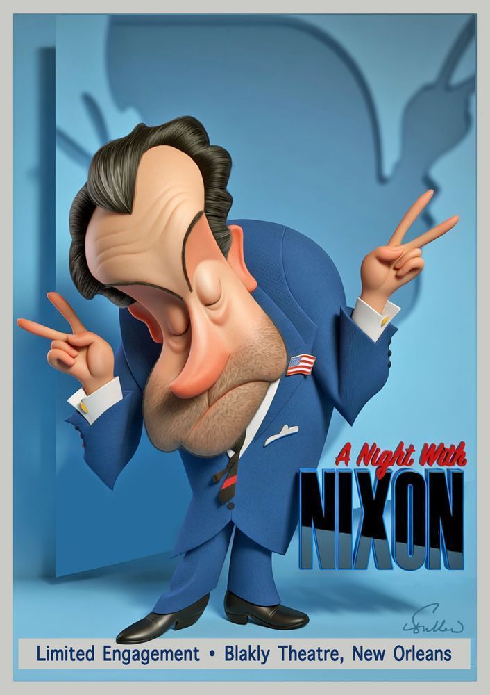 A Night With Nixon 2 Art | Art of Van Evan Fuller