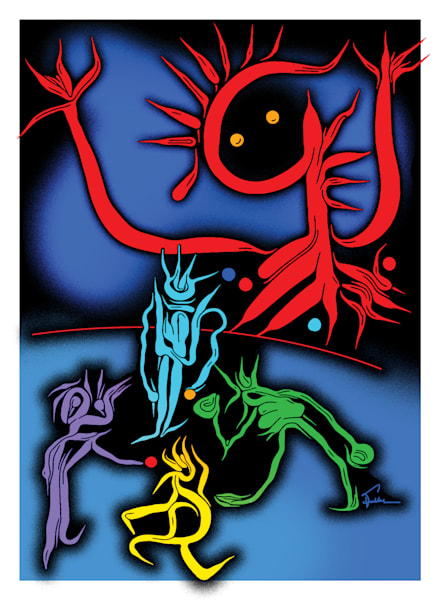 A Great King Amused By Lesser Kings