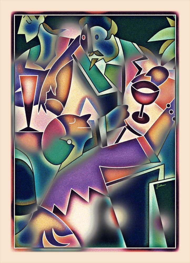 At Minnie's Club Art | Art of Van Evan Fuller