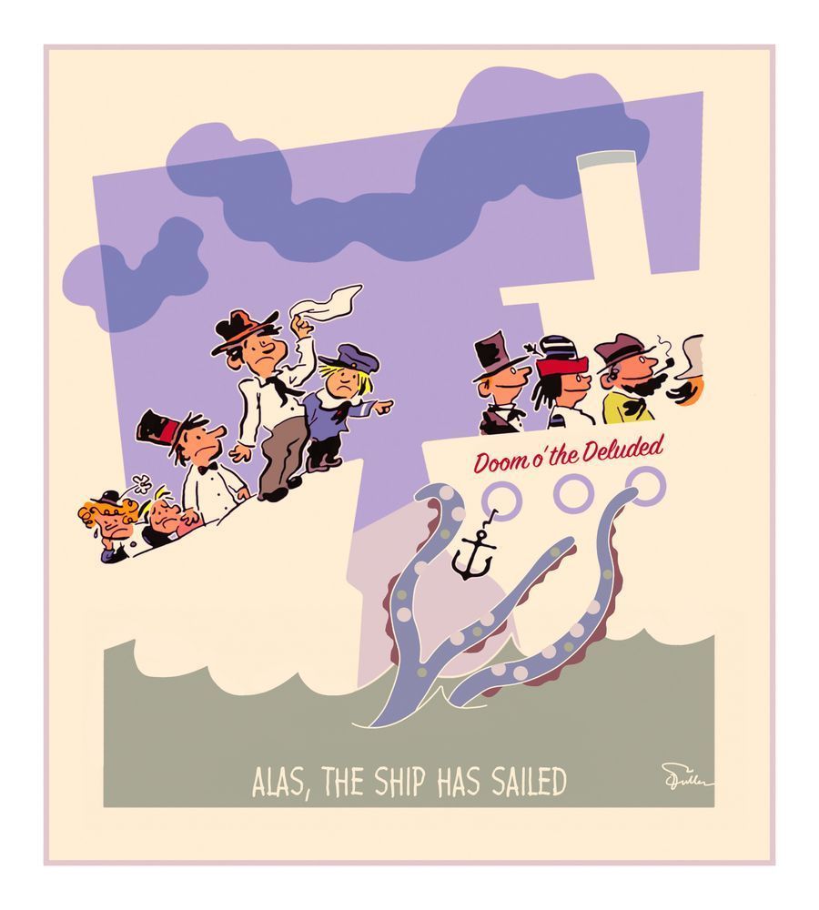 Alas, The Ship Has Sailed Art | Art of Van Evan Fuller