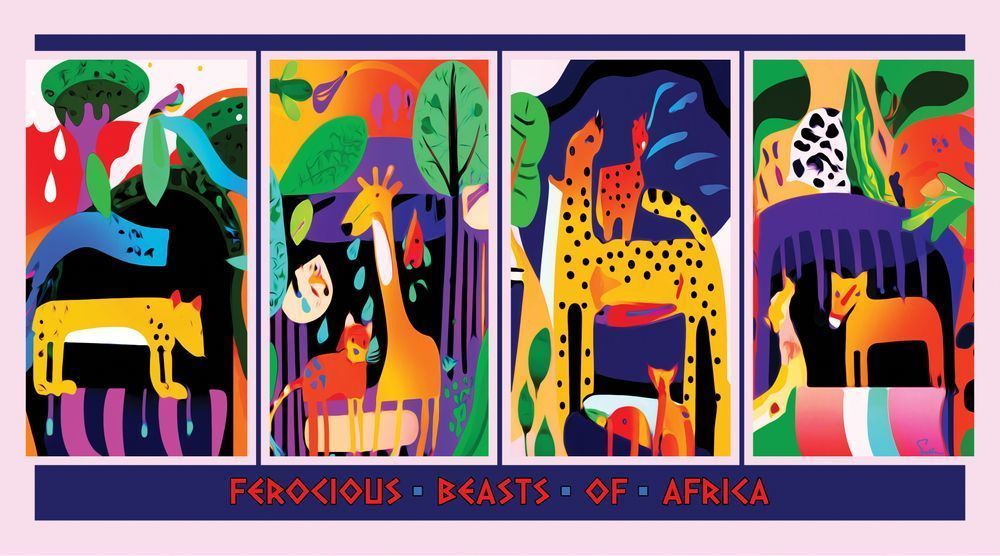 Ferocious Beasts Of Africa Art | Art of Van Evan Fuller