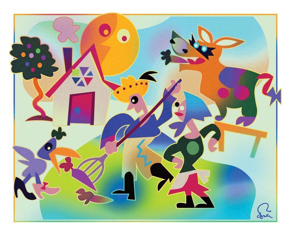 Feeding Time Art | Art of Van Evan Fuller