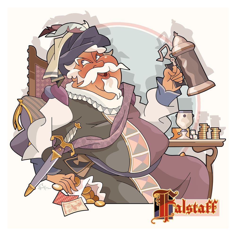 Falstaff Art | Art of Van Evan Fuller