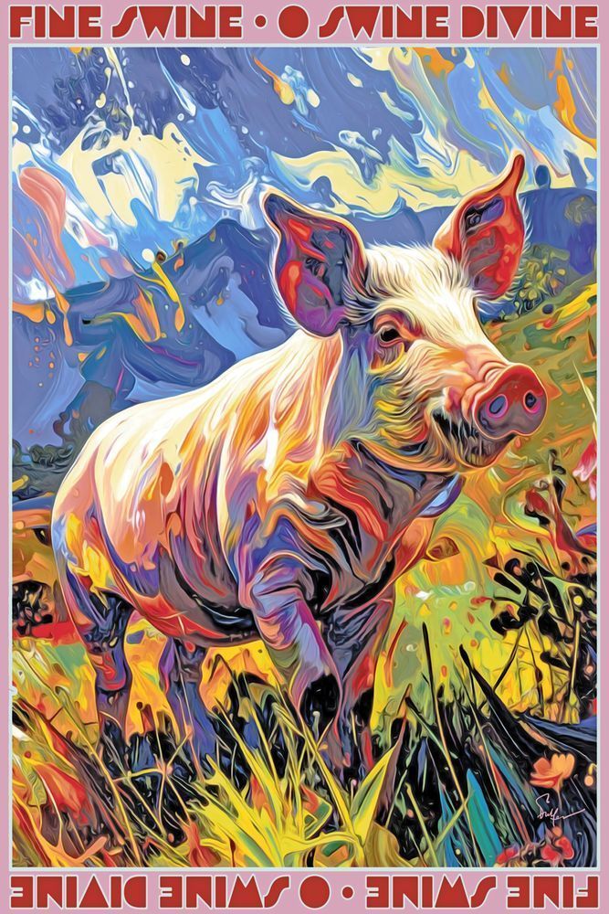 Fine Swine Art | Art of Van Evan Fuller
