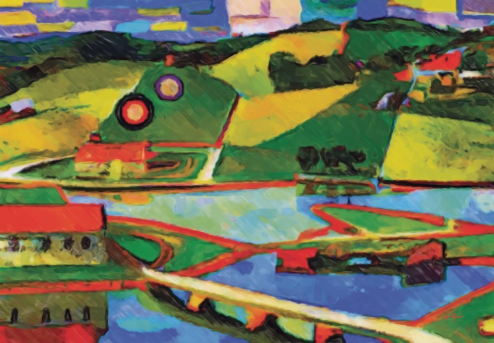 Green Pastures Art | Art of Van Evan Fuller