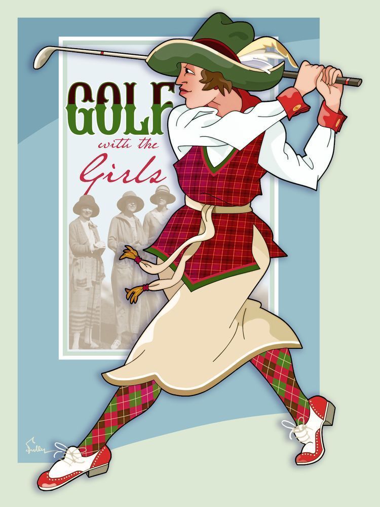 Golf With The Girls Art | Art of Van Evan Fuller