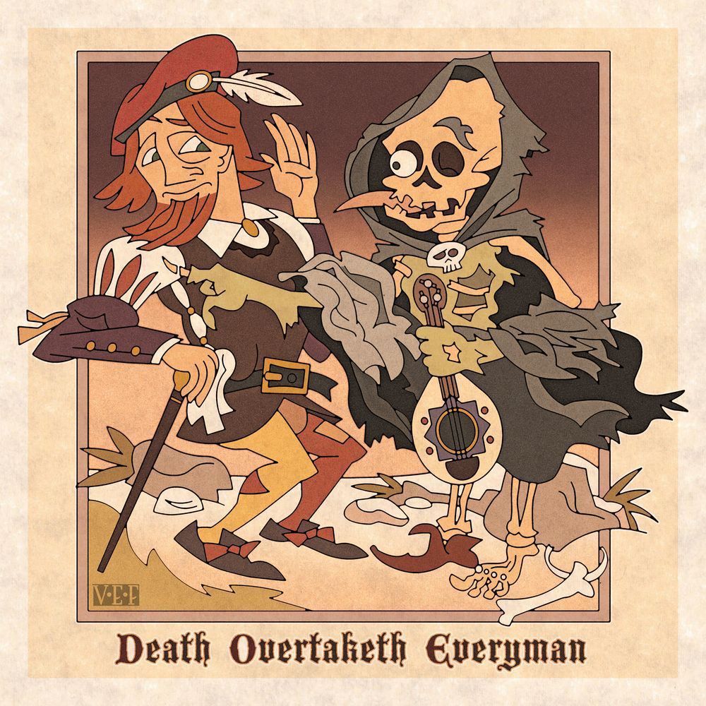 Death Overtaketh Everyman Art | Art of Van Evan Fuller