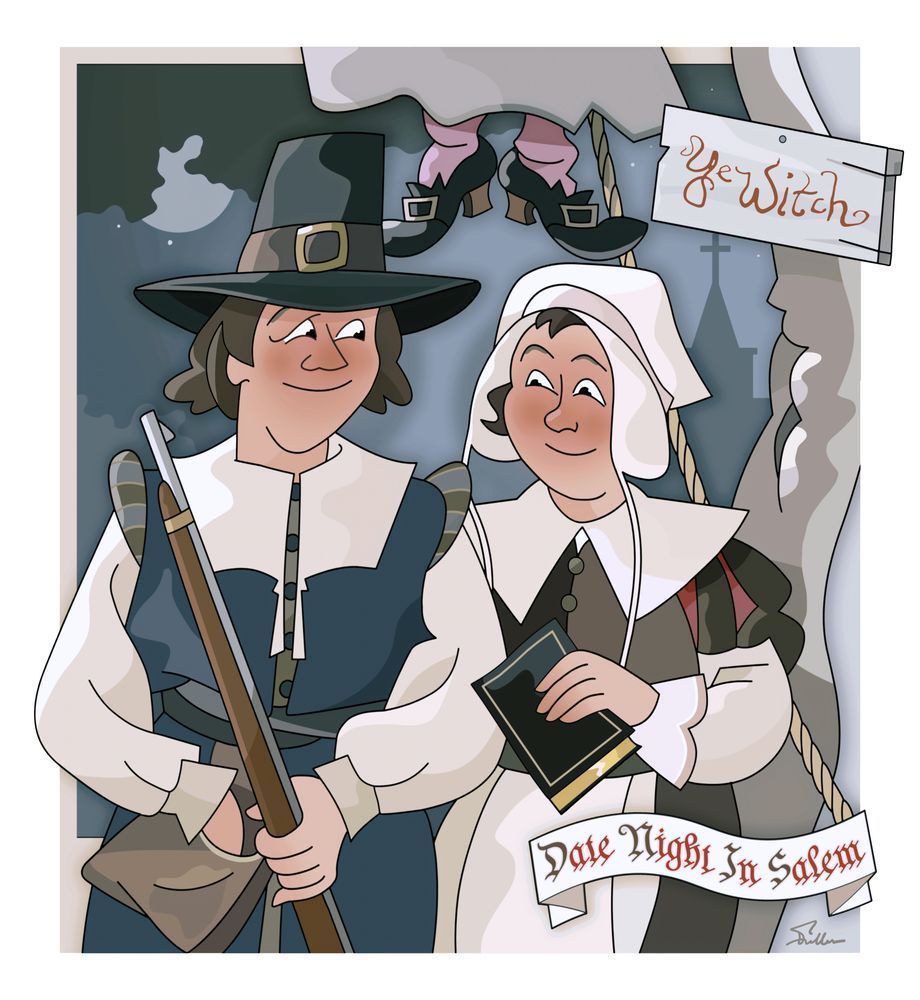 Date Night In Salem Art | Art of Van Evan Fuller