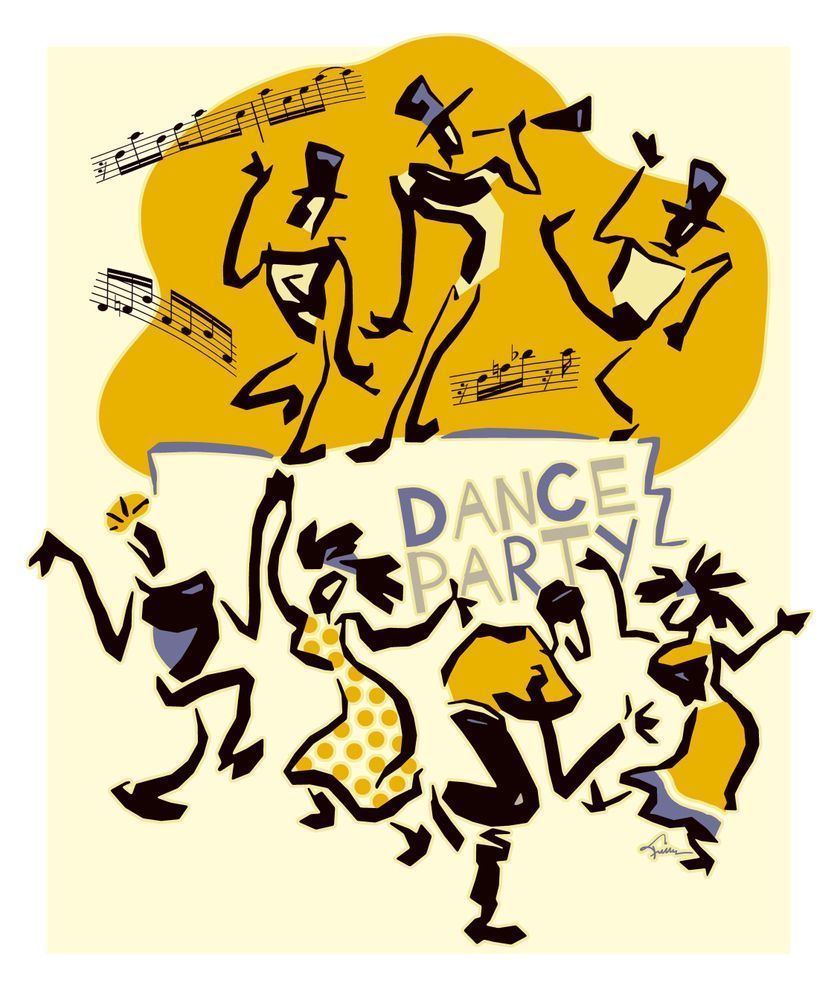 Dance Party Art | Art of Van Evan Fuller