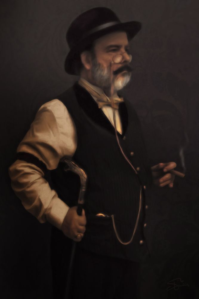 Edwardian Self Portrait, 1913 Art | Art of Van Evan Fuller