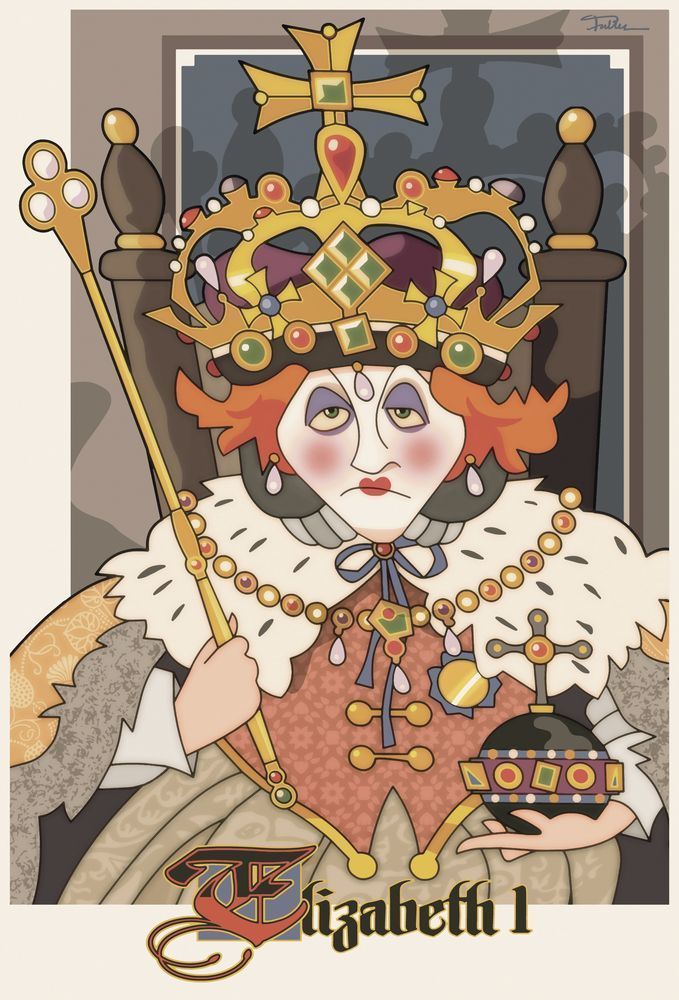 Elizabeth I Art | Art of Van Evan Fuller