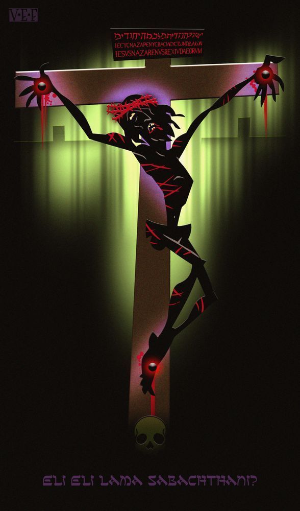 Eli Eli Lama Sabachthani Art | Art of Van Evan Fuller