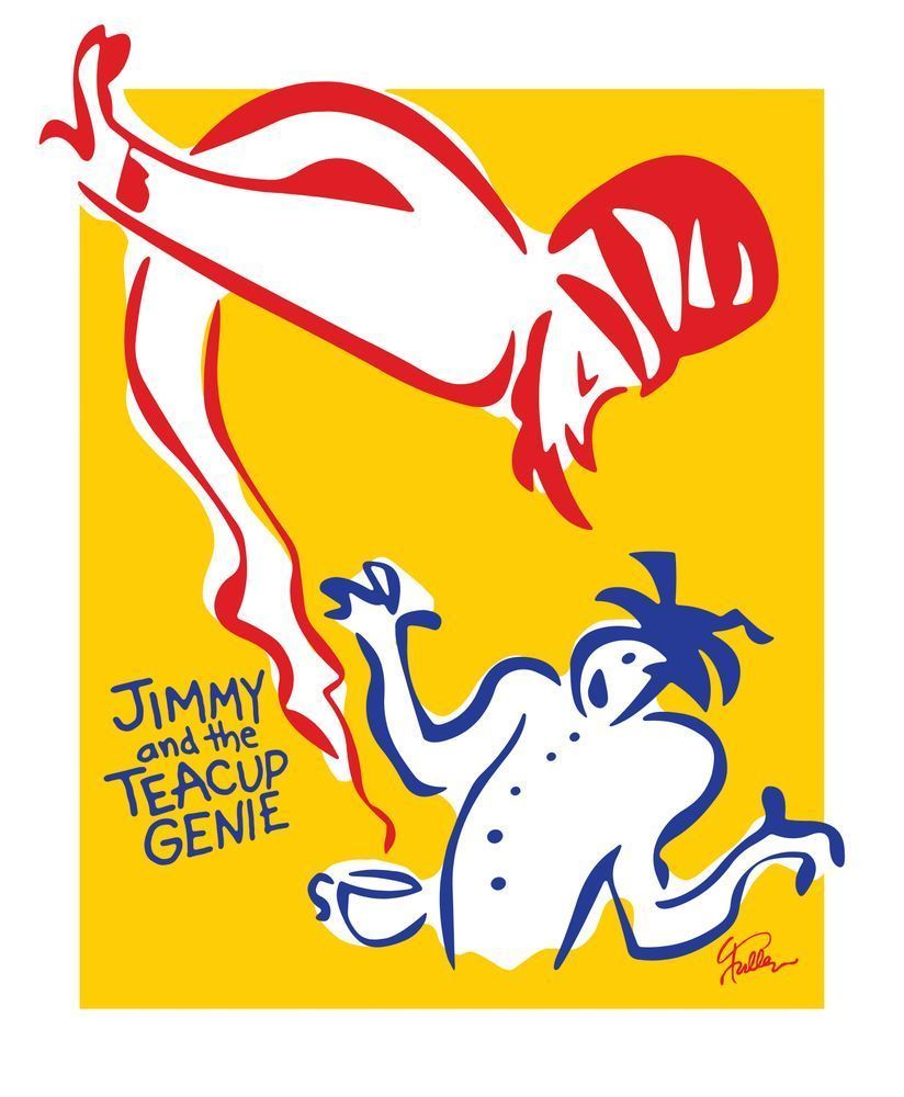 Jimmy And The Teacup Genie Art | Art of Van Evan Fuller
