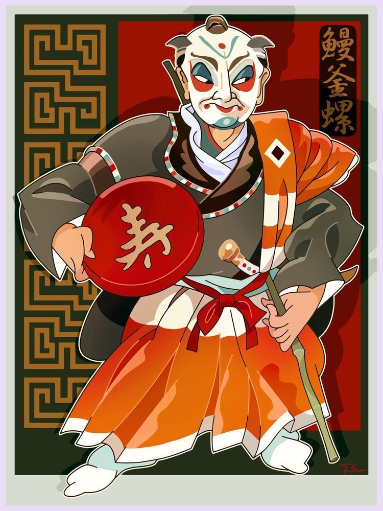Kabuki Samurai Art | Art of Van Evan Fuller