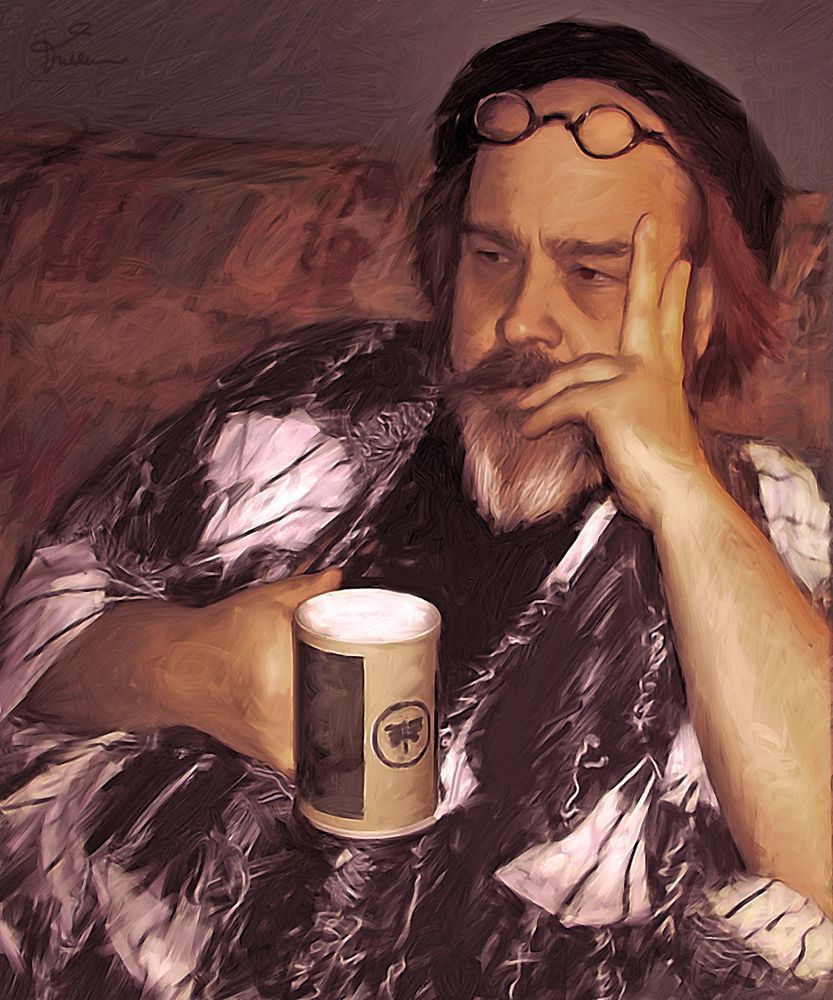 Kimono And Coffee Art | Art of Van Evan Fuller