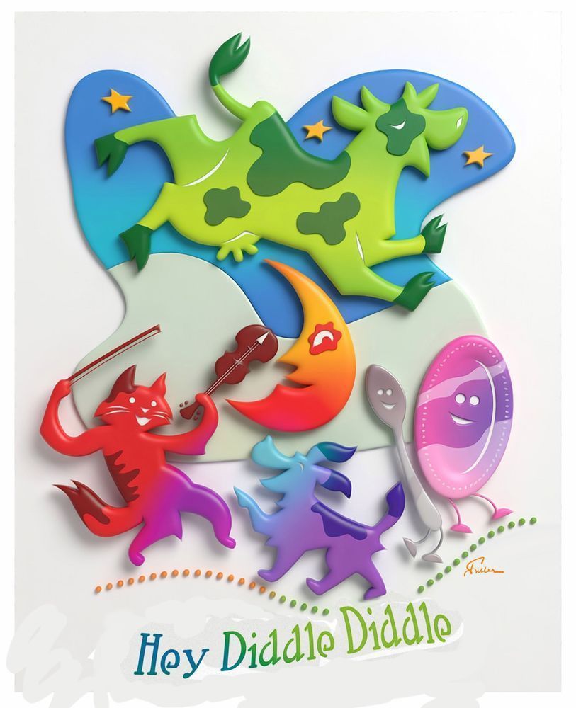 Hey Diddle Diddle 2 Art | Art of Van Evan Fuller